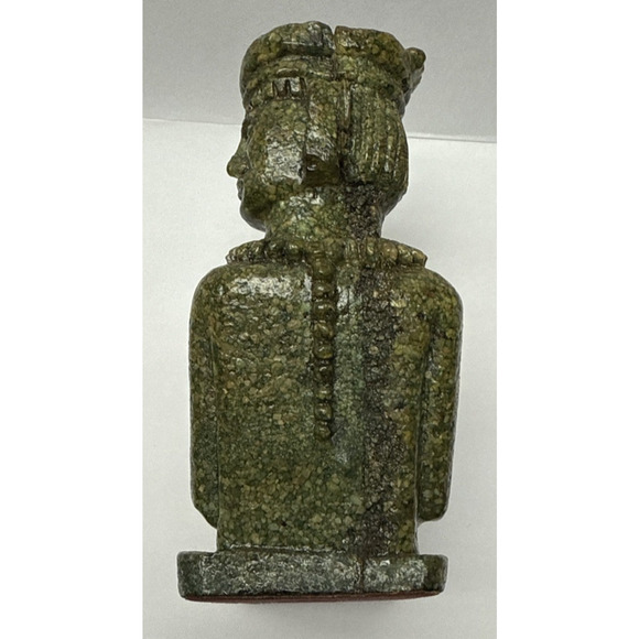 Vintage Chacmool Toltec Mayan Figurine Crushed Stone Resin Composite As Is Read - Picture 11 of 13